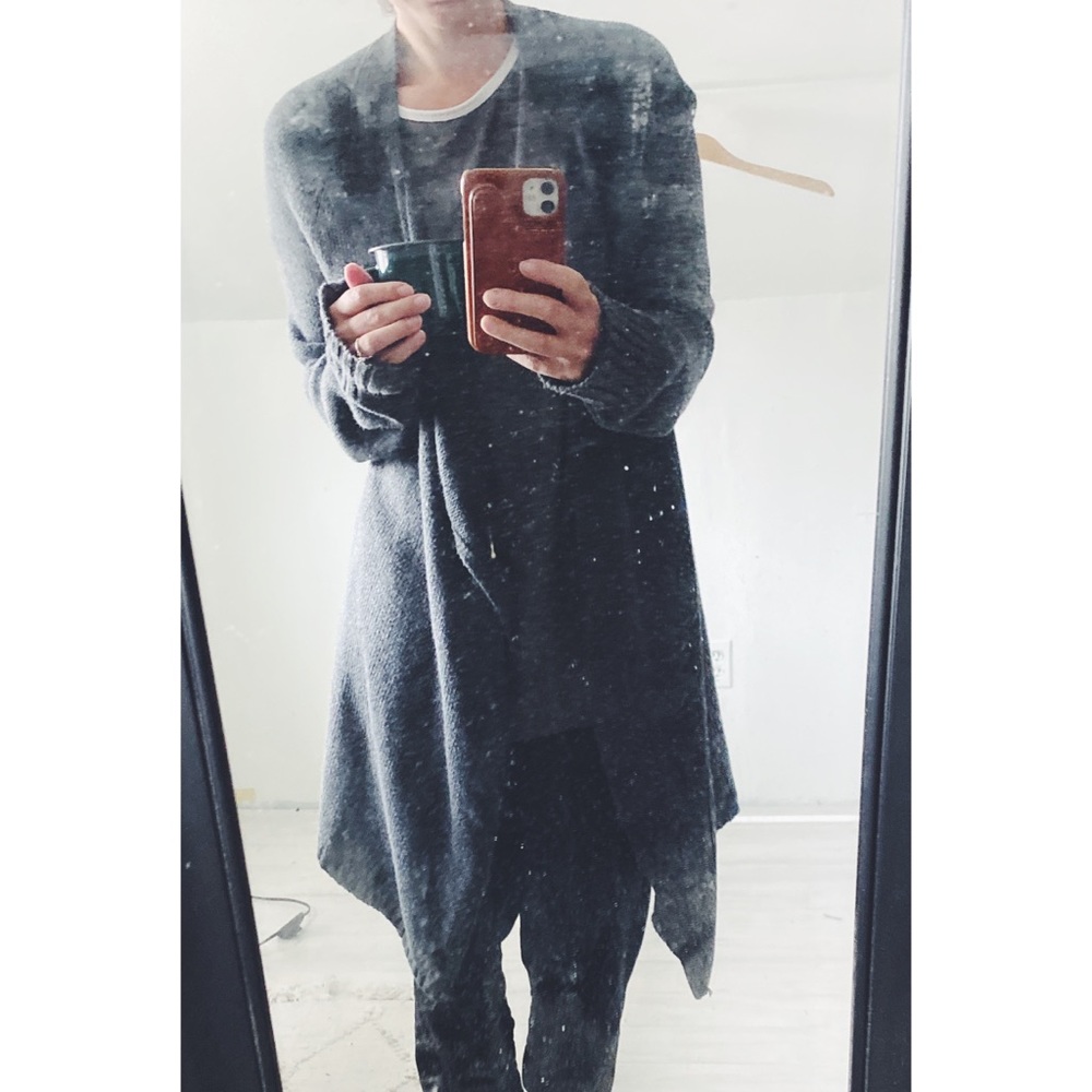 Gap Oversized Waterfall Open Front Knit Sweater - Picture 1 of 8